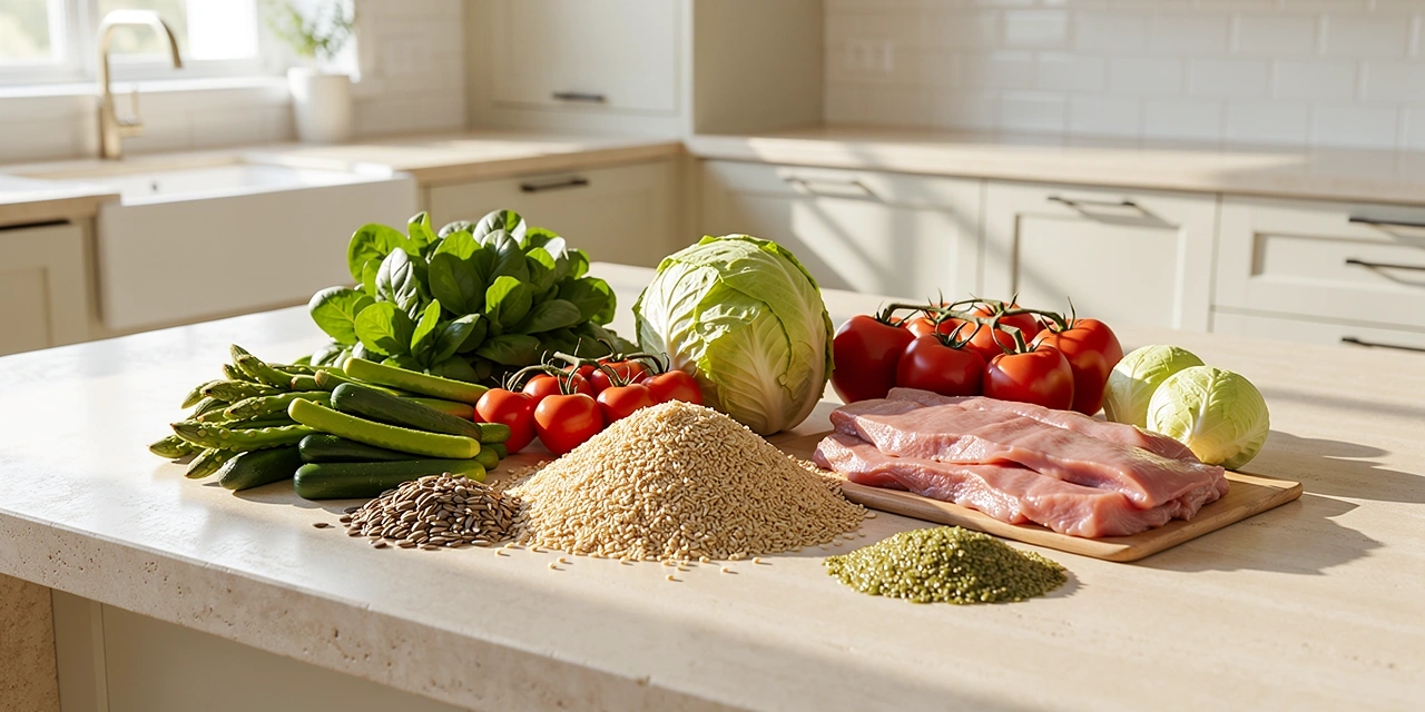 Frisk och balanserad mat